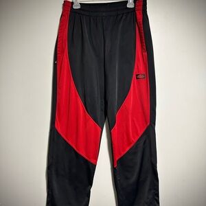 Vintage Jordan Black and Red Men's Athletic Joggers
